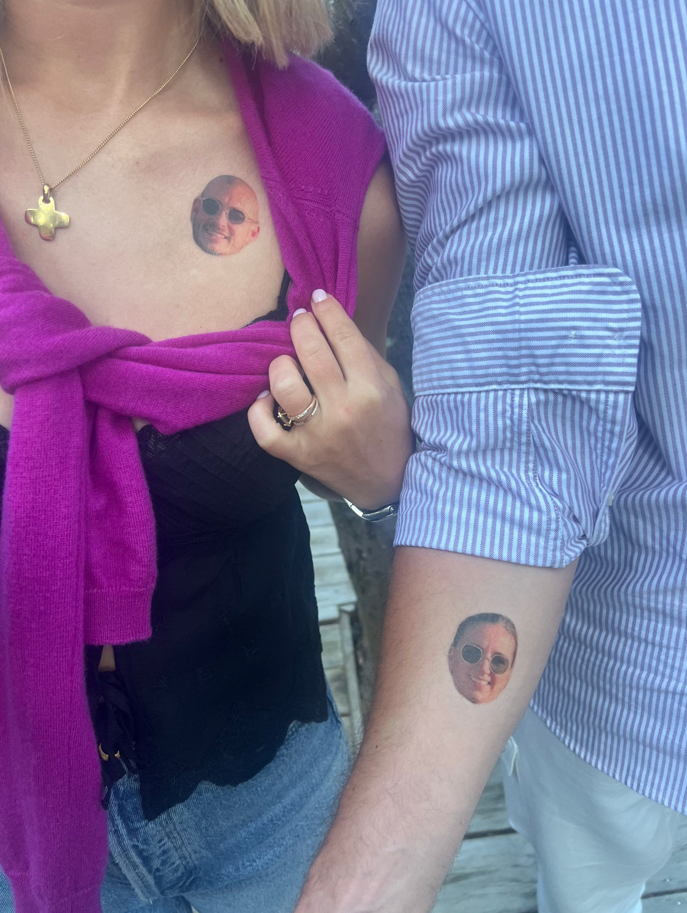 Tatouages personnalisés éphémères