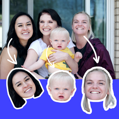 Stickers personnalisés 🐶🐱👶🐢👦
