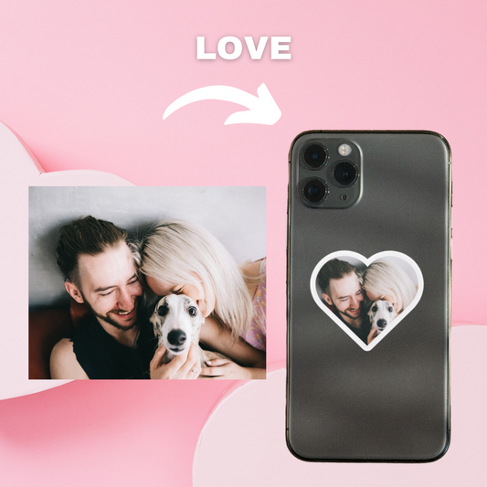 Sticker Coeur : Un Amour Infini