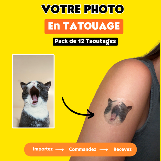 Tatouages personnalisés éphémères
