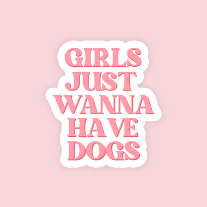 Girls just wanna have dogs 🐶🩷