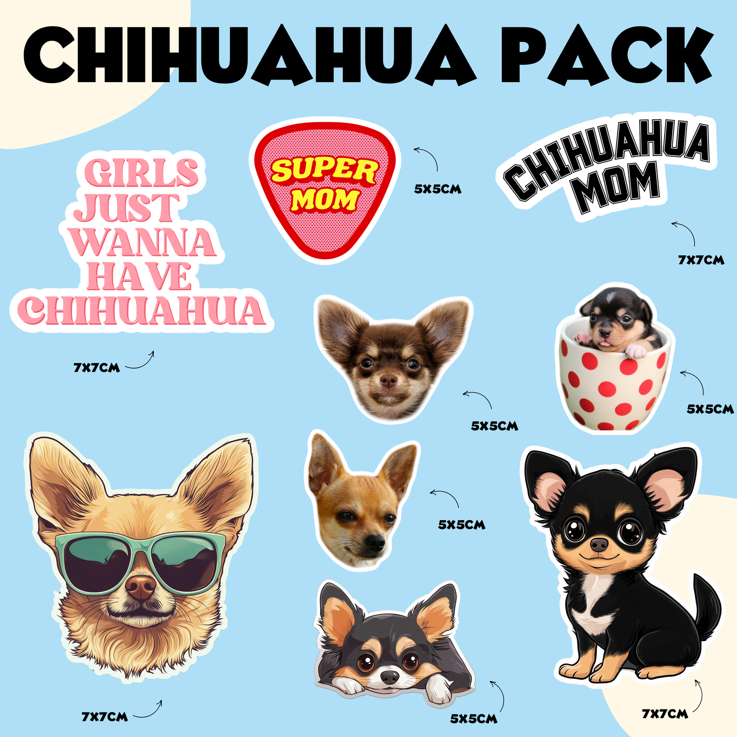 PACK CHIHUAHUA LOVERS